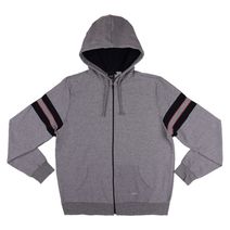 Campera Spt Rustica Urbana Hombre Con Capucha  Gris