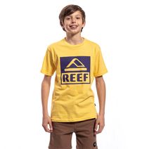 Remera Reef Niño Classic Block Amarilla