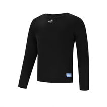 Remera Topper Niño Negra Termica Manga Larga