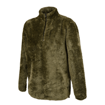 Buzo Sherpa Spt Hombre 1/2 Cierre Verde