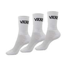 Medias Vans Hombre Classic Kick Largas Pack x3 Blancas