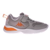 Zapatillas Kappa Niño Logo Forli Con Velcro Gris