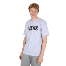 Remera Vans Hombre Classic Logo Manga Corta Gris