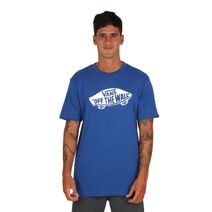 Remera Vans Hombre Style 76 Ss Manga Corta Azul
