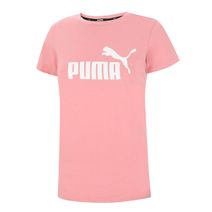 Remera Puma Mujer Ess Logo Manga Corta Rosa