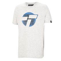 Remera Topper Hombre Retro Optico Manga Corta Blanca