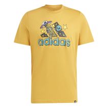 Remera Adidas Hombre Dream Doodle Fill Manga Corta Amarilla