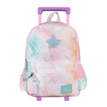 Mochila Footy  Big Kids Batik Carro 18 Rosa