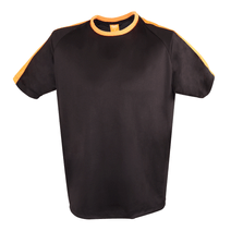 Remera Spt Hombre Power Manga Corta Negra