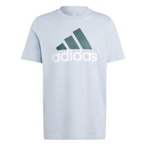 Remera Adidas Hombre Essentials Big Logo Manga Corta Celeste