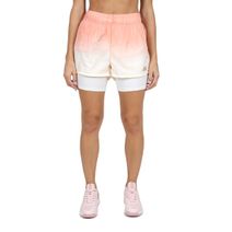 Short Topper Mujer Crinkled 2 En 1 Rosa Running