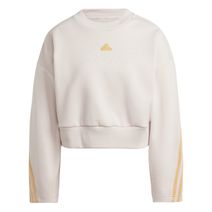 Buzo Adidas Future Icons Mujer Cropped Beige