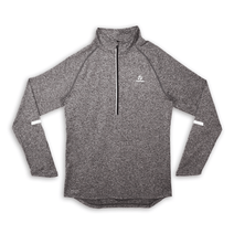 Buzo Topper Hombre Medio Cierre Negro Running