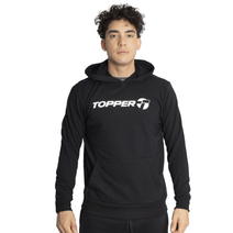 Buzo Canguro Topper Hombre Brand Negro