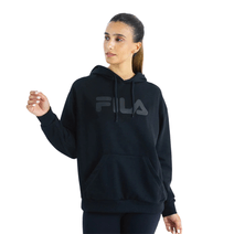 Buzo Canguro Fila Mujer Lettering II Gris