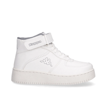 Zapatillas Kappa Niño Logo Bari Blancas