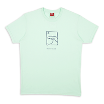 Remera Freekick Hombre Beach Club Manga Corta Verde