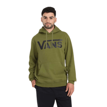 Buzo Con Capucha Vans Hombre Classic III Po Verde