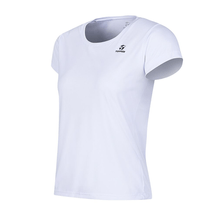 Remera Topper Mujer Basica Manga Corta Blanca