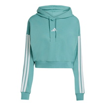 Buzo Adidas Mujer Corto Essentials 3 Tiras Felpa Francesa
