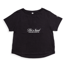 Remera Freekick Mujer Crop Manga Corta